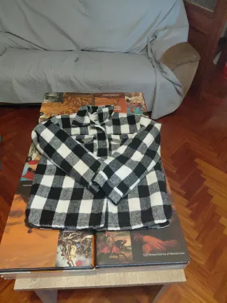 Chaqueta de cuadros forrada para niño