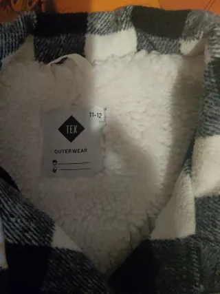 Chaqueta de cuadros forrada para niño