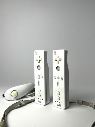 Coppia Controller WiiMote Bianchi Originali