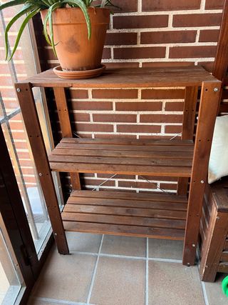 Scaffale Tordh Ikea in legno marrone