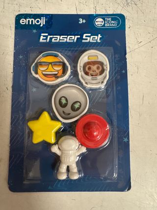 Set de 5 Gomas de Borrar Emoji