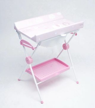 Bañera y cambiador plegable infantil