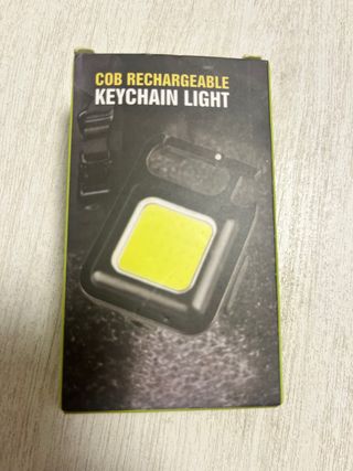 Mini linterna LED recargable llavero