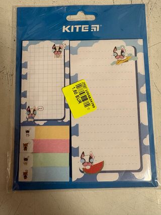 Bloc de notas y post-its perritos