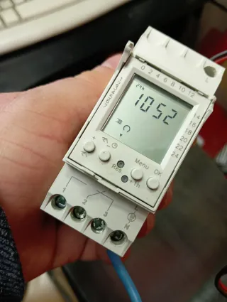 Temporizador Carril DIN Digital Programable