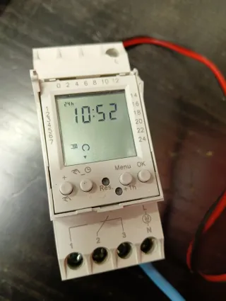 Temporizador Carril DIN Digital Programable