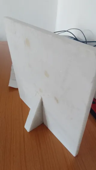 Escudo Fútbol Mármol Blanco