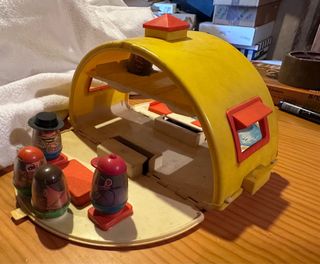 Caravana Juguete Antigua + Muñecos