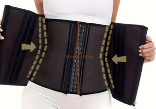 Faja Moldeadora Negra con Cremallera