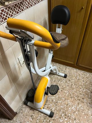 Bicicleta Estática Amarilla