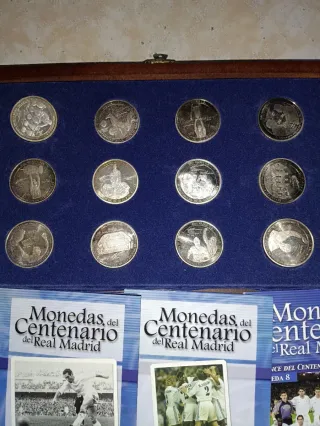 Monedas Centenario Real Madrid Colección