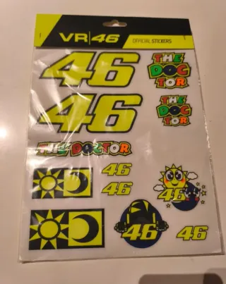 Pegatinas VR46 Valentino Rossi Oficiales