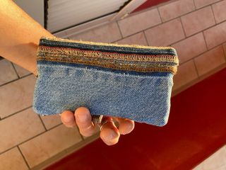 Porta tabacco in denim