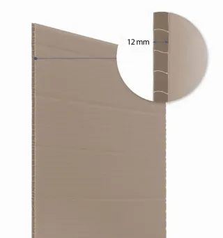 Caseta jardín resina 132x190x203cm 2,47 m² Marsala