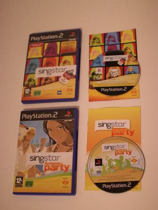 Pack PS2 Singstar + Juegos + Microfonos