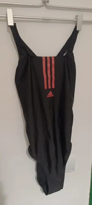 Bañador Adidas Negro y Rosa