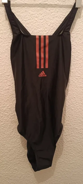 Bañador Adidas Negro y Rosa
