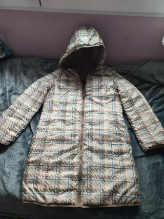 Anorak Cortefiel Beige Mujer