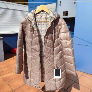 Anorak Cortefiel Beige Mujer