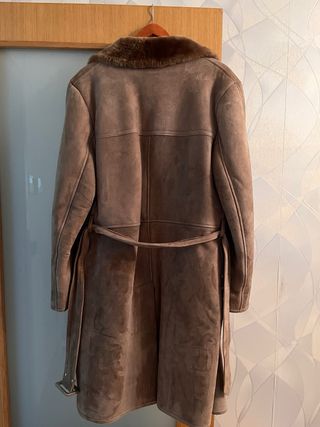Abrigo piel marrón El Corte Inglés