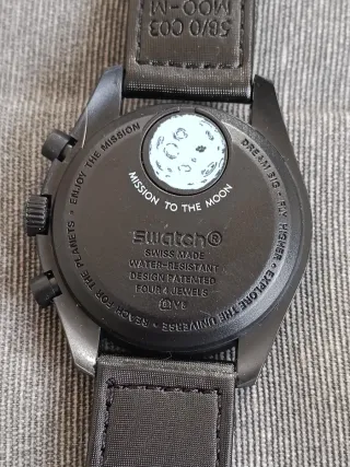 RELOJ SNOOPY NEGRO MISSION TO MOON NUEVO A 25 EUR