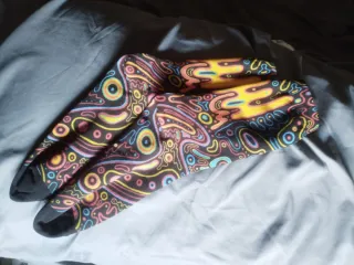 Calcetines psicodélicos talla única