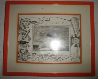 FOTO ENMARCADA RECUERDO ESCOLAR CURSO 1962 - 63