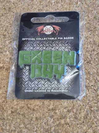 Pin Metal Green Day - Oficial Licenciado