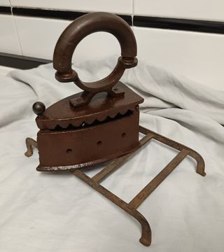 Pareja Planchas Carbón Antiguas