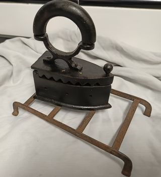 Pareja Planchas Carbón Antiguas