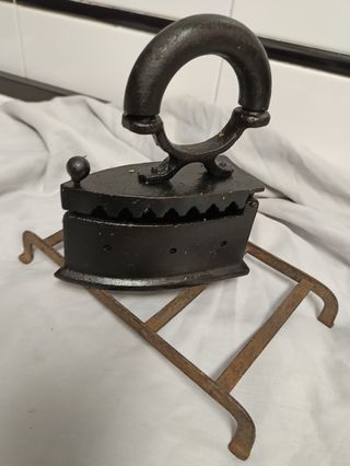 Pareja Planchas Carbón Antiguas