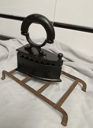 Pareja Planchas Carbón Antiguas