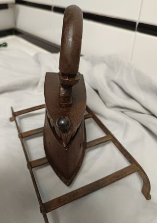 Pareja Planchas Carbón Antiguas