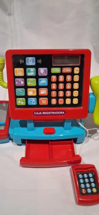 Caja Registradora Juguete Niños Teléfono Micrófono