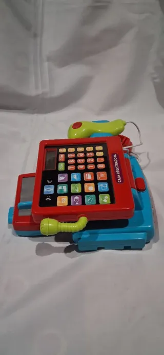 Caja Registradora Juguete Niños Teléfono Micrófono