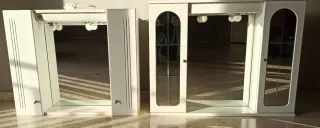 2 Armarios Baño con Espejo Romi