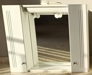 2 Armarios Baño con Espejo Romi