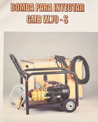 Bomba profesional inyección madera 70 bar – carcom