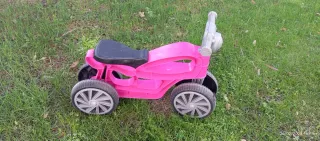 Correpasillos moto rosa