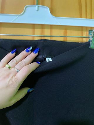 Falda pantalón negra