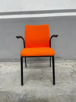 Silla confidente Steelcase naranja
