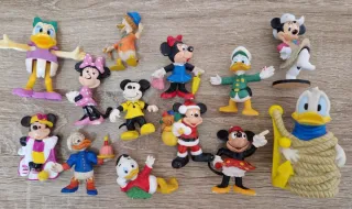 Lote 13 Figuras Disney Goma PVC Bully
