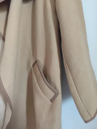 Chaqueta Beige Mujer Oversize