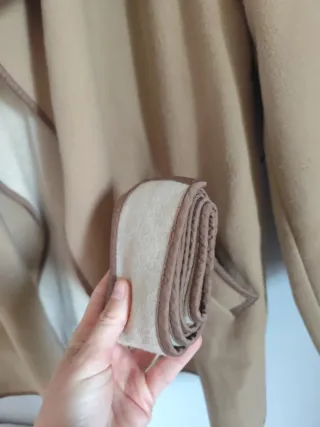 Chaqueta Beige Mujer Oversize