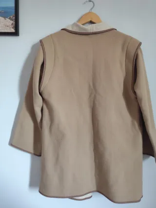 Chaqueta Beige Mujer Oversize