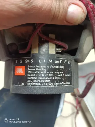 Altavoces JBL T595 Limited