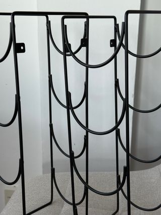 Botellero Metálico Negro Ikea (dos)