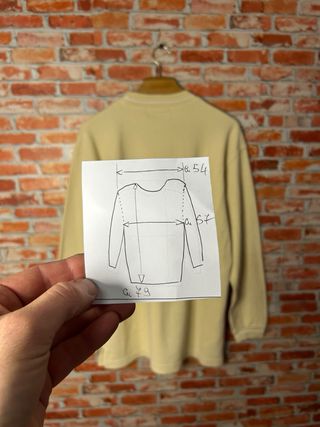 Versace Felpa Girocollo Beige L Uomo