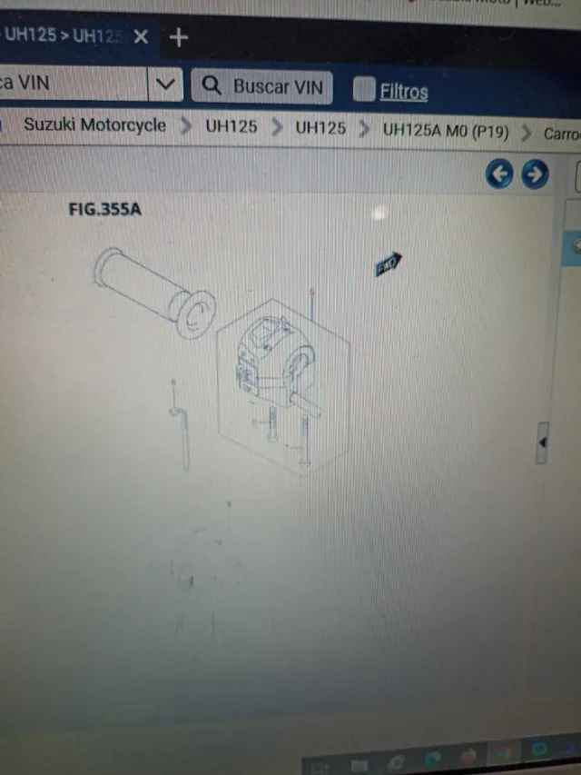 Conmutador Izquierdo Suzuki Burgman 125/200