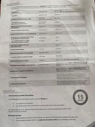 Lote 5 Ventanas PVC Kömmerling